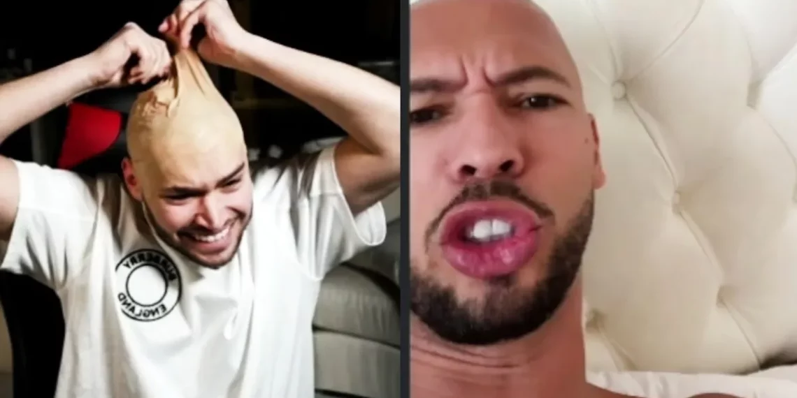 Talk about a bad hair day! Andrew Tate loses it after Adin Ross pranks him with an absurd cosplay.